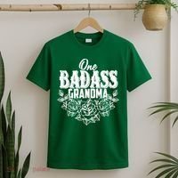 One Badass Grandma T-Shirt thumb 2
