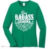 One Badass Grandma Women's Long Sleeve Shirt thumb 0