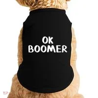 Ok Boomer Gift Doggie Tank thumb 0