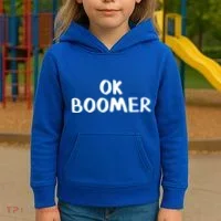 Ok Boomer Gift Kids Hoodie thumb 3