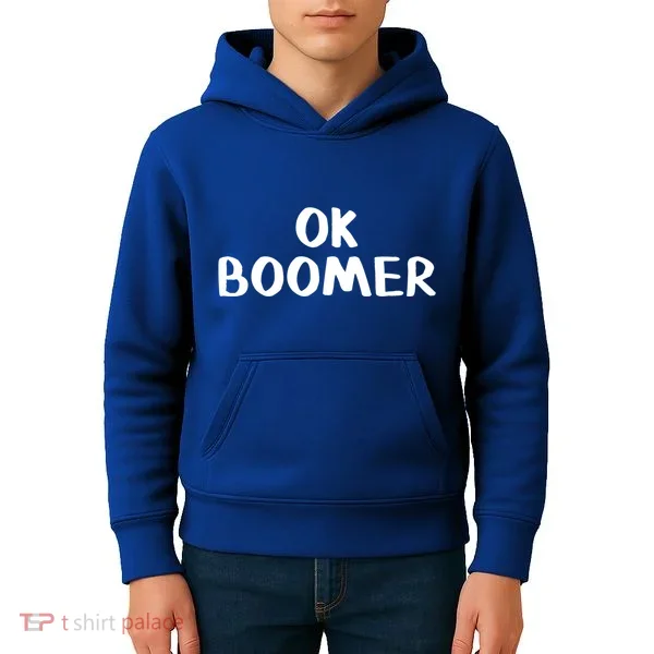 Ok Boomer Gift Kids Hoodie
