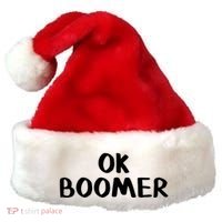 Ok Boomer Gift Santa Hat thumb 0