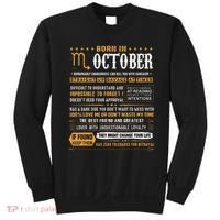 October Birthday Gifts Born In October Scorpio Sweatshirt thumb 0
