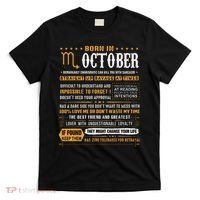 October Birthday Gifts Born In October Scorpio T-Shirt thumb 0