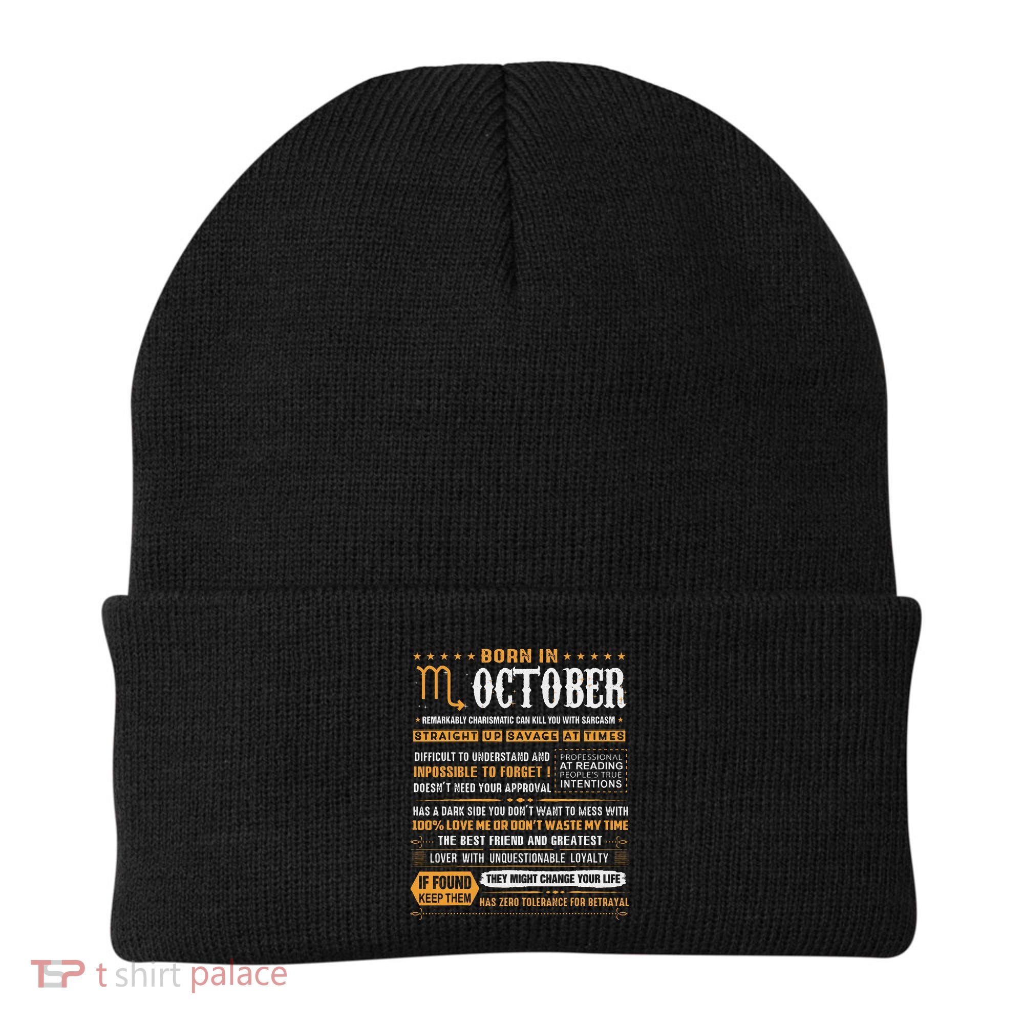 October Birthday Gifts Born In October Scorpio Beanie