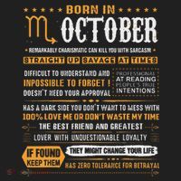 October Birthday Gifts Born In October Scorpio Beanie thumb 2