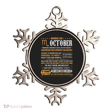 October Birthday Gifts Born In October Scorpio Ornament