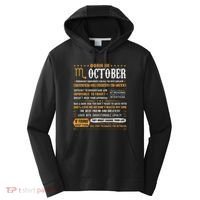October Birthday Gifts Born In October Scorpio Performance Fleece Hoodie thumb 0