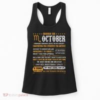 October Birthday Gifts Born In October Scorpio Women's Tank Top thumb 0