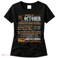 October Birthday Gifts Born In October Scorpio Women's T-Shirt thumb 0