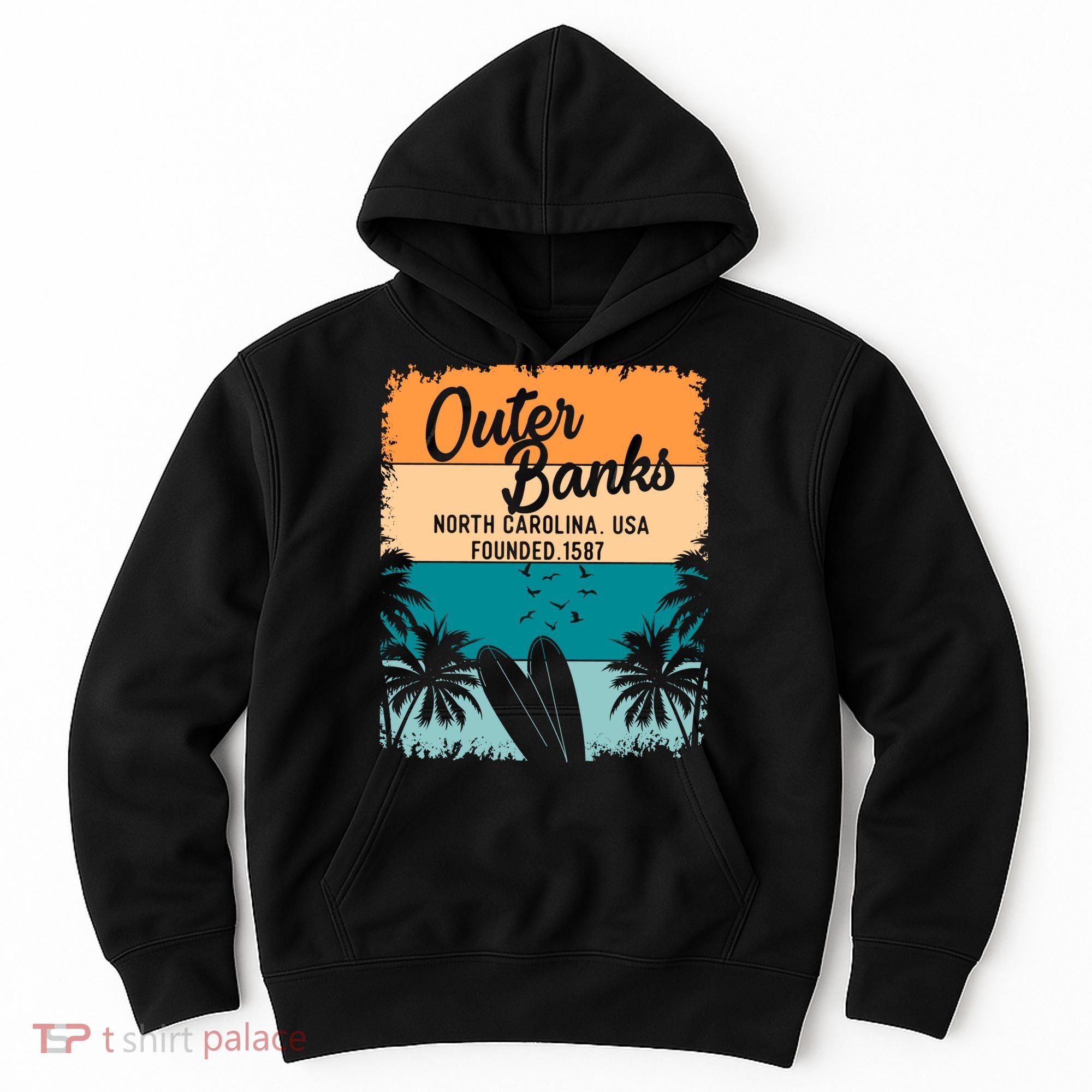 Outer Banks Gift Men Women Kids Obx North Carolina Nc Gift Hoodie