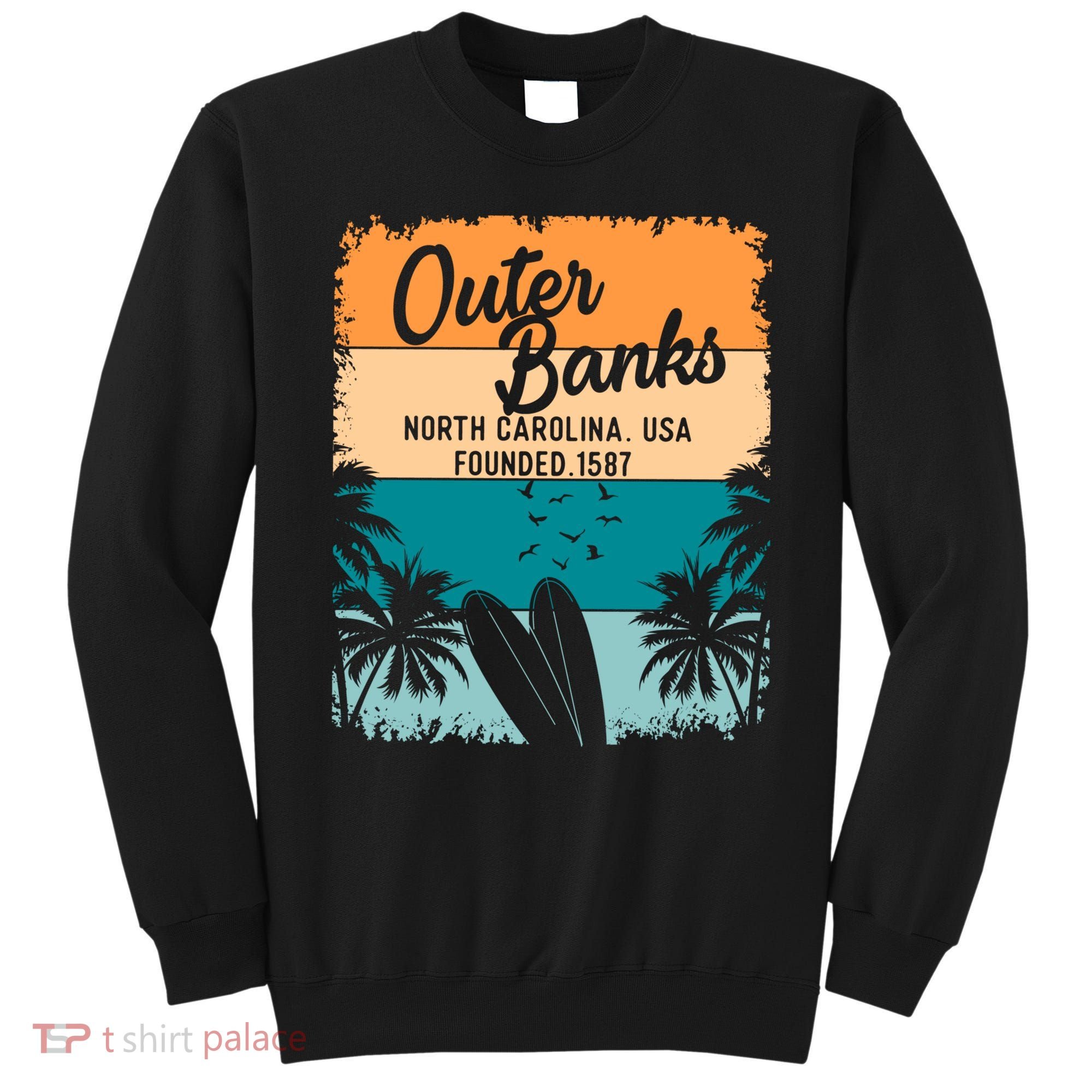 Outer Banks Gift Men Women Kids Obx North Carolina Nc Gift Sweatshirt