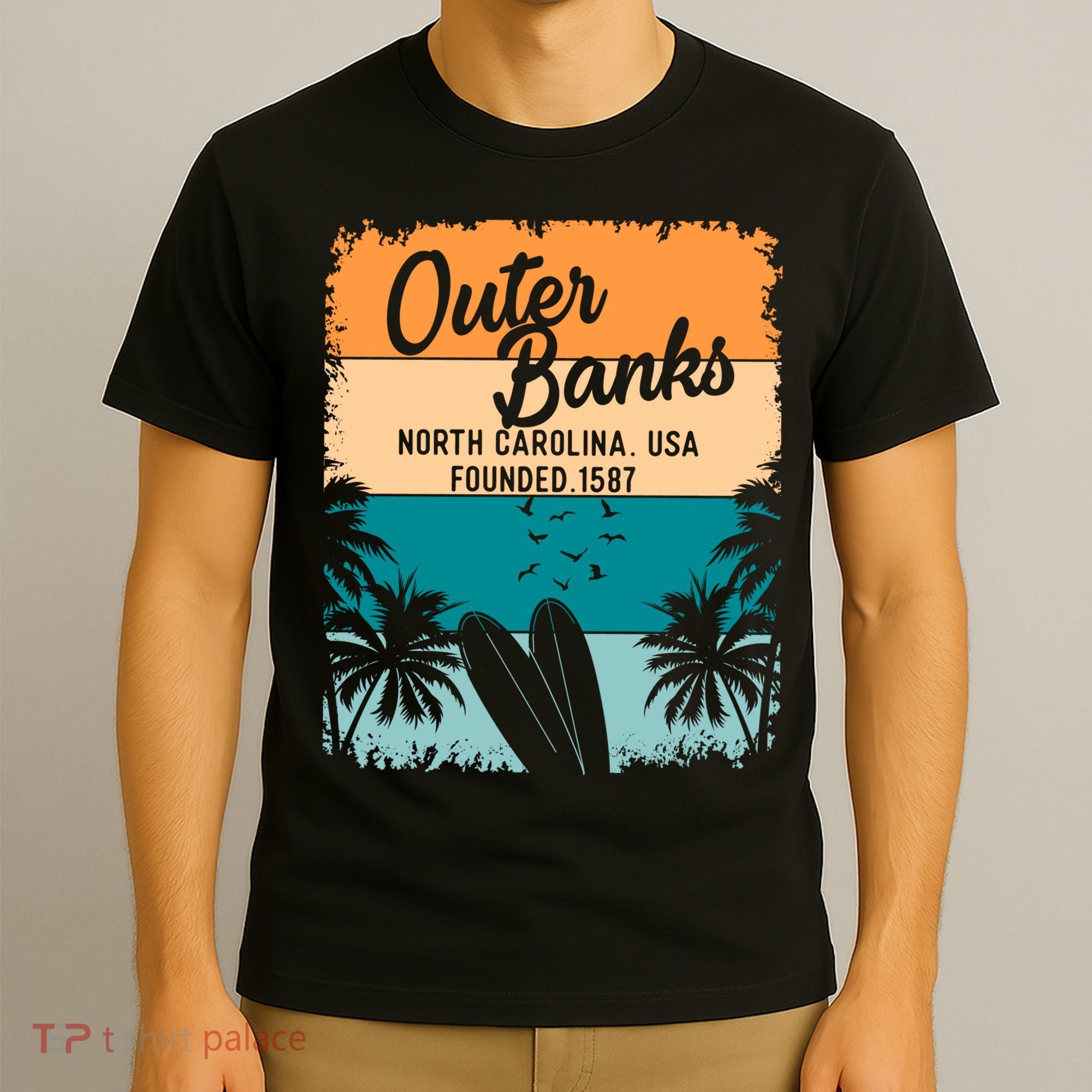 Outer Banks Gift Men Women Kids Obx North Carolina Nc Gift T-Shirt