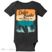 Outer Banks Gift Men Women Kids Obx North Carolina Nc Gift Baby Bodysuit thumb 0