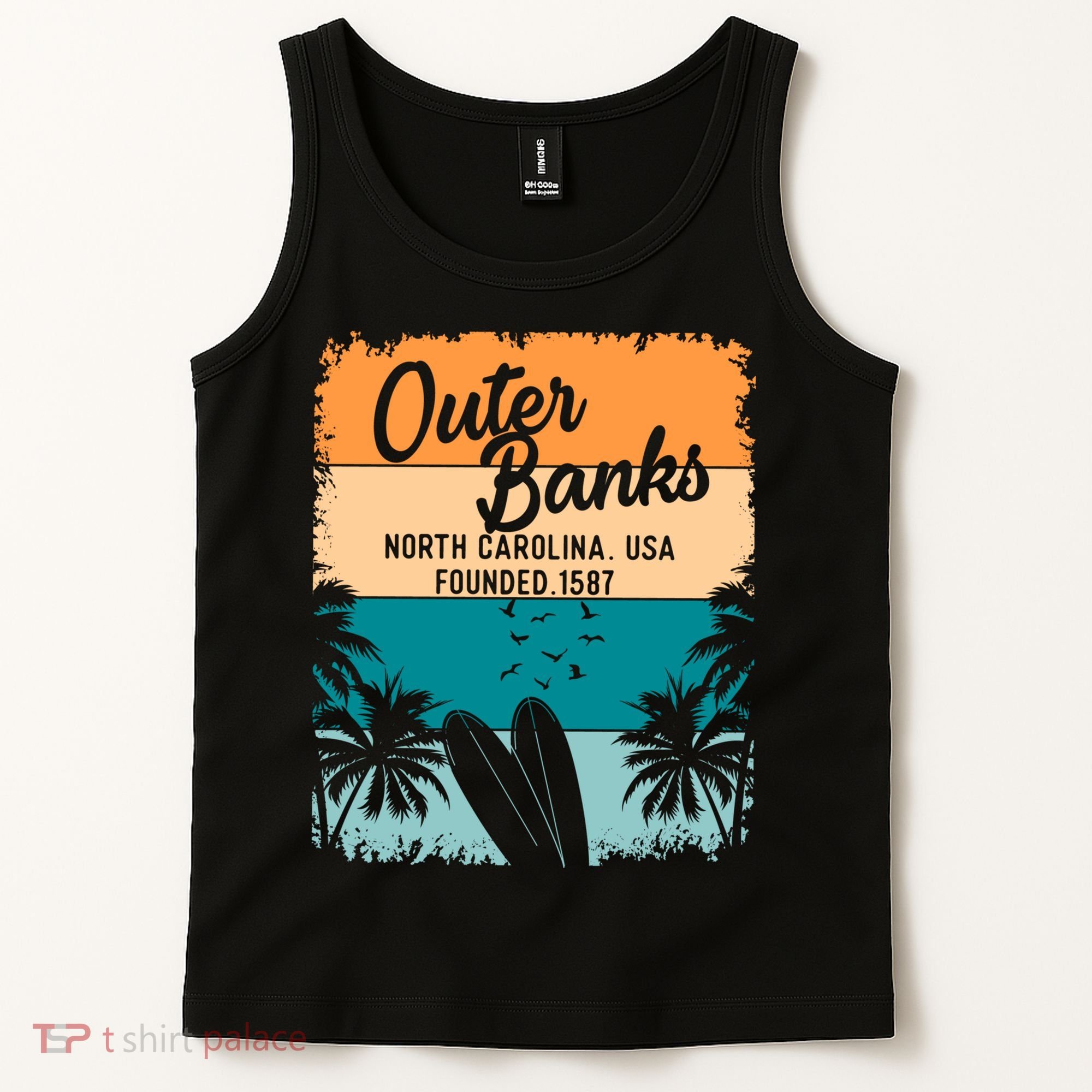 Outer Banks Gift Men Women Kids Obx North Carolina Nc Gift Tank Top