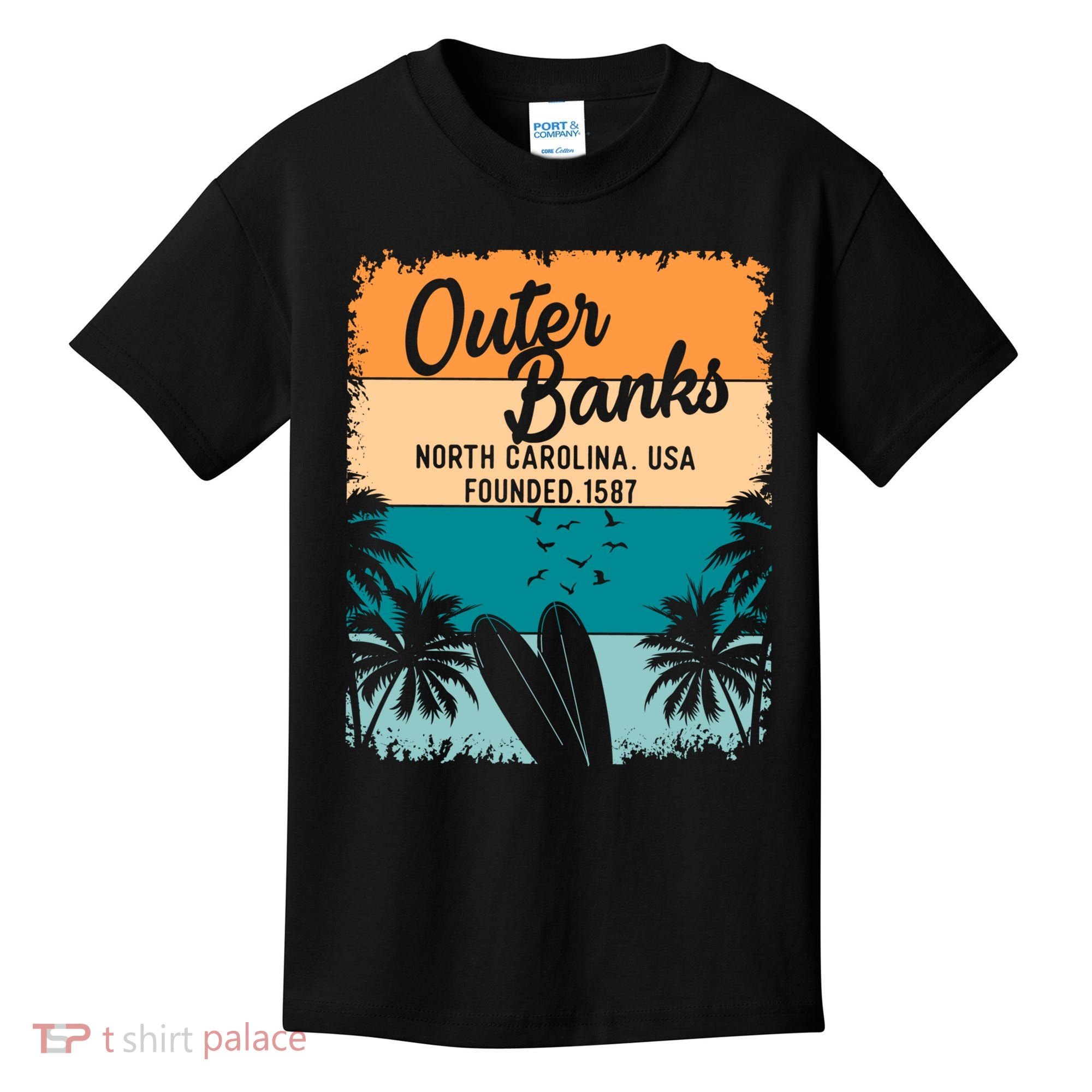Outer Banks Gift Men Women Kids Obx North Carolina Nc Gift Kids T-Shirt