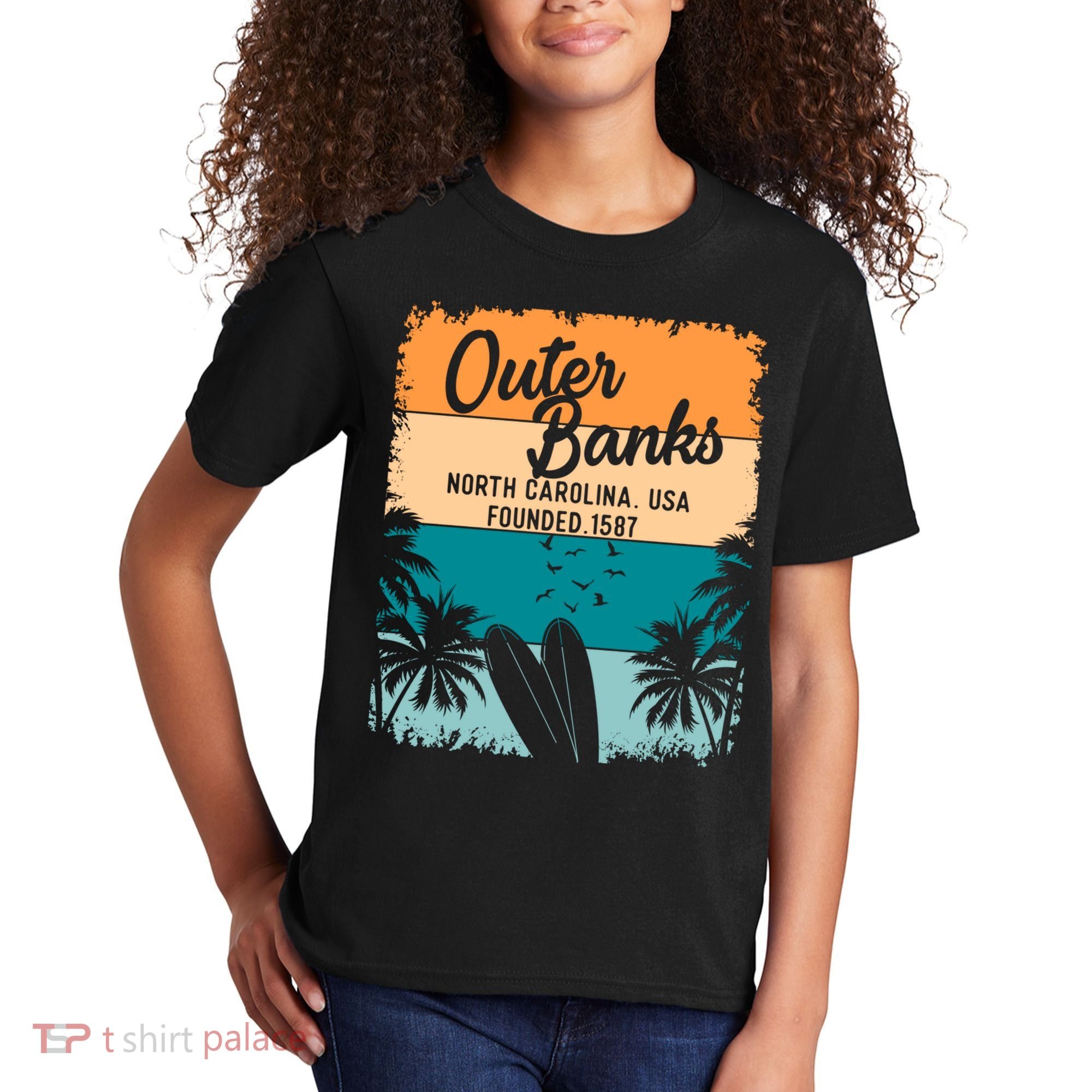 Outer Banks Gift Men Women Kids Obx North Carolina Nc Gift Kids T-Shirt