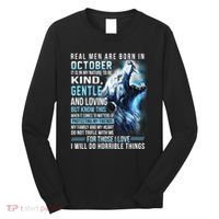 October Birthday Gift Long Sleeve Shirt thumb 0