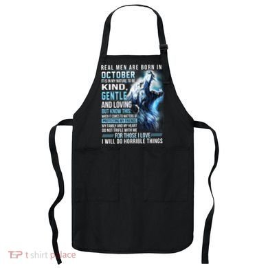 October Birthday Gift Apron