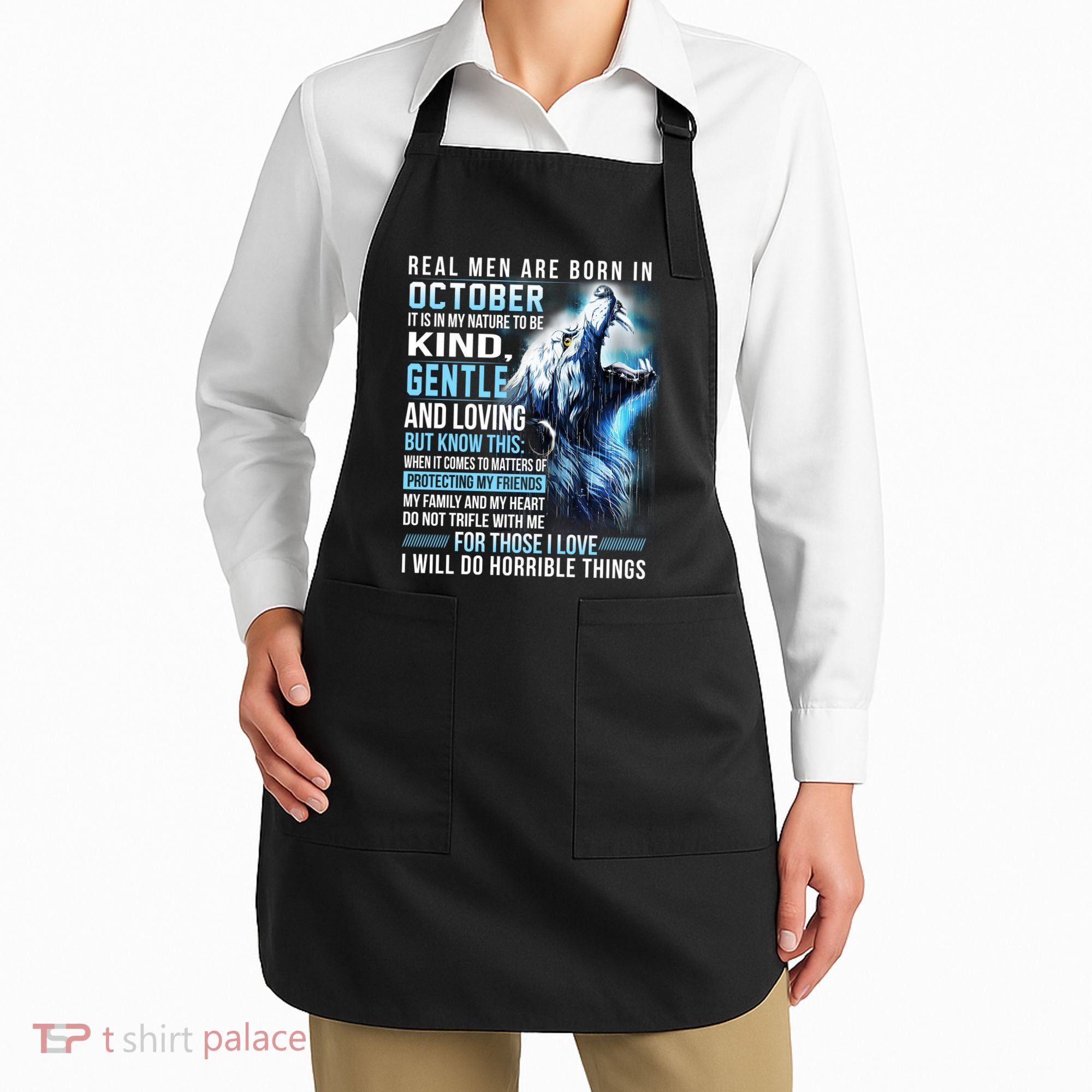 October Birthday Gift Apron
