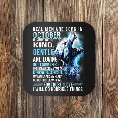 October Birthday Gift Coaster