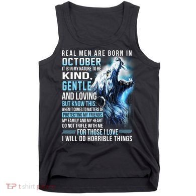 October Birthday Gift Tank Top