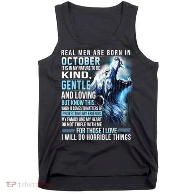 October Birthday Gift Tank Top