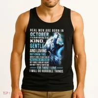 October Birthday Gift Tank Top thumb 3