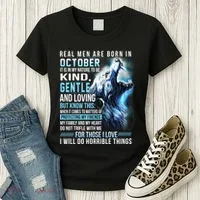 October Birthday Gift Women's T-Shirt thumb 3