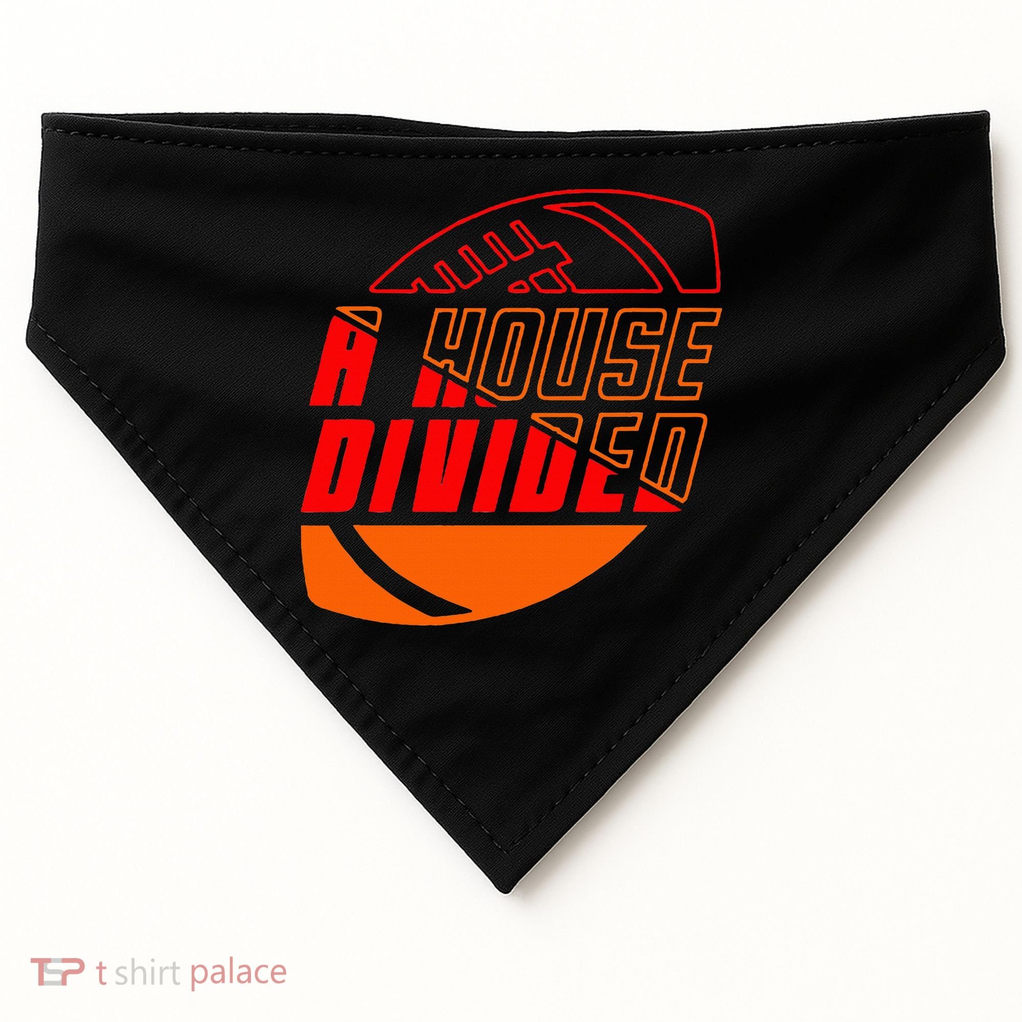 Oklahoma Bedlam House Divided USA-Made Doggie Bandana