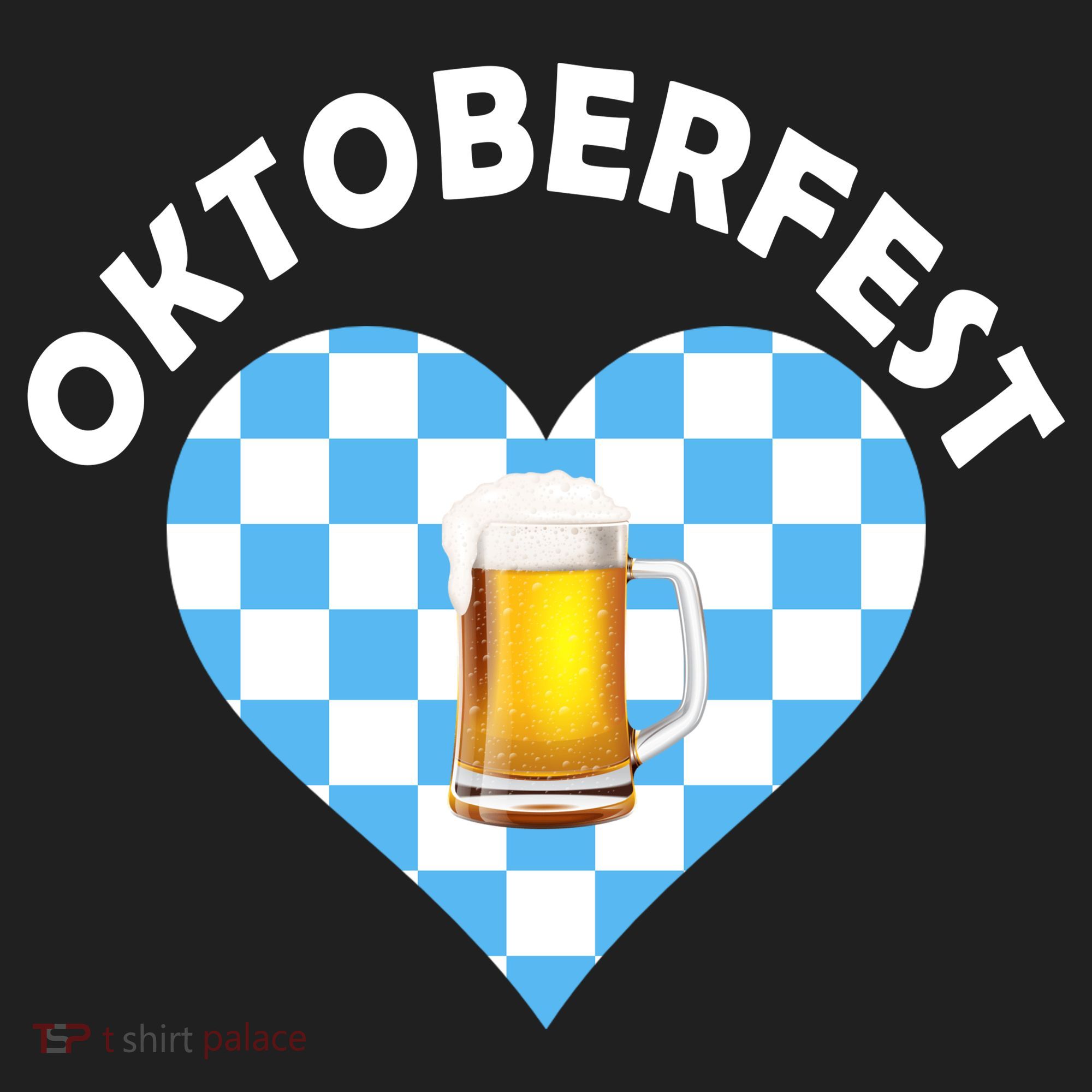 Oktoberfest Beer Heart Tumbler