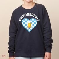Oktoberfest Beer Heart Women's Sweatshirt thumb 0