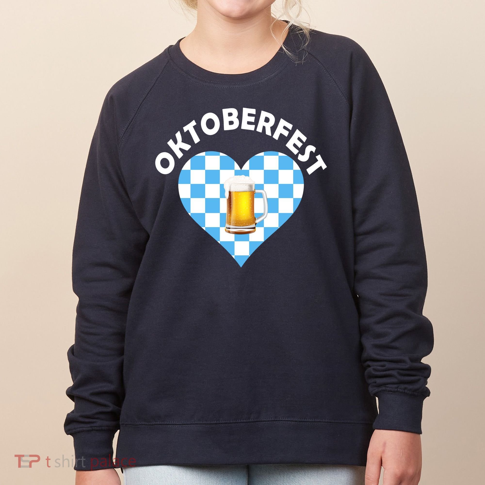 Oktoberfest Beer Heart Women's Sweatshirt