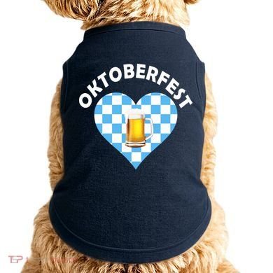 Oktoberfest Beer Heart Doggie Tank