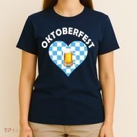 Oktoberfest Beer Heart T-Shirt thumb 4