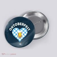Oktoberfest Beer Heart Button thumb 0