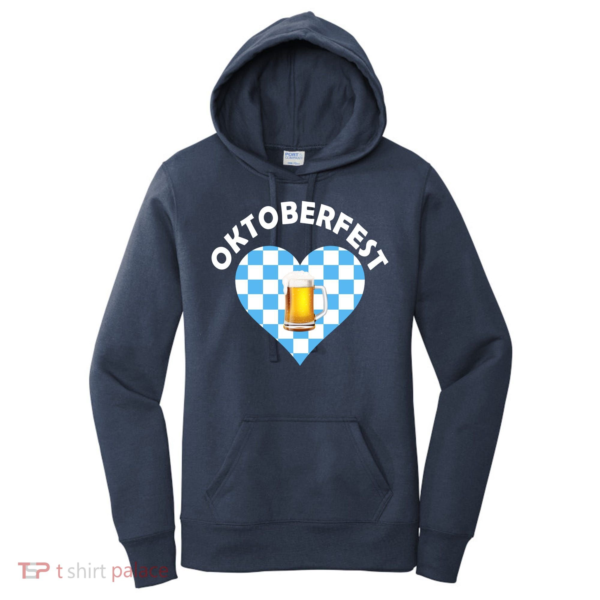 Oktoberfest Beer Heart Women's Hoodie