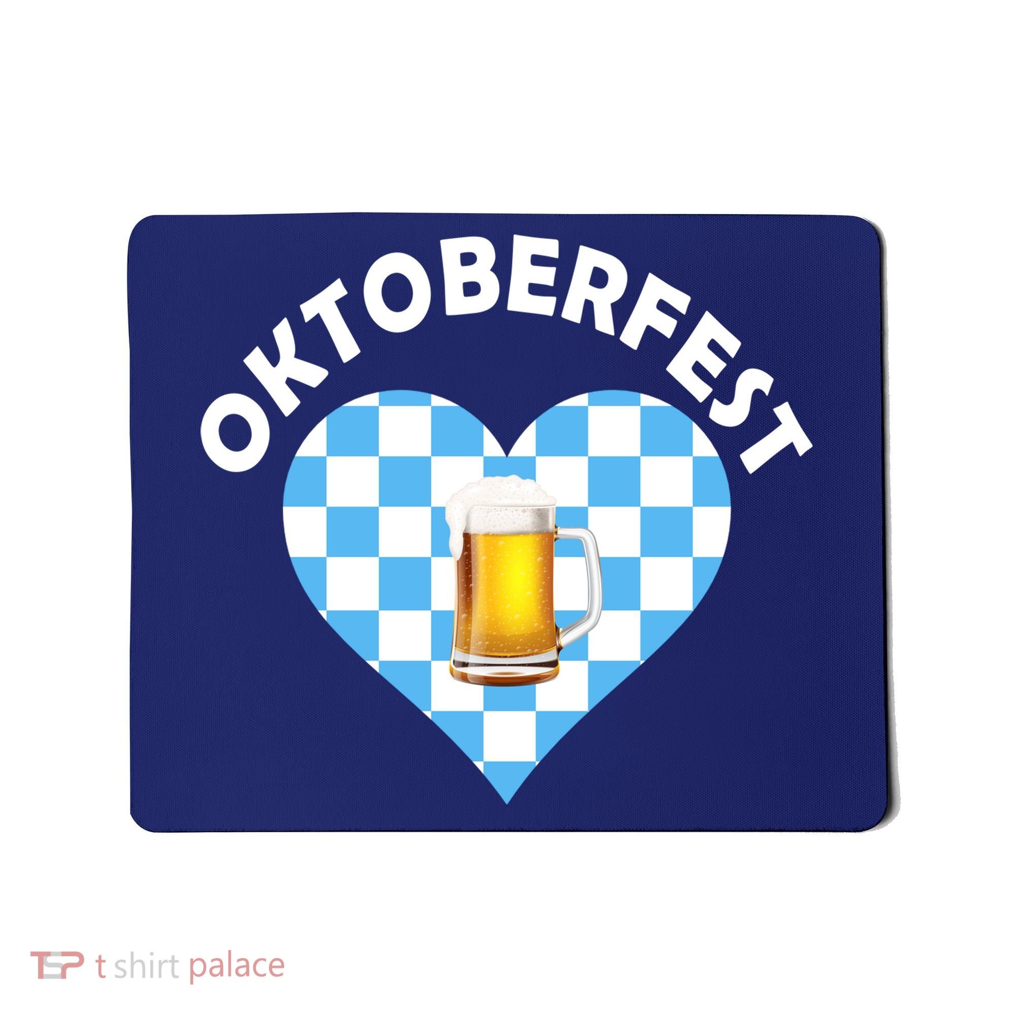 Oktoberfest Beer Heart Mousepad