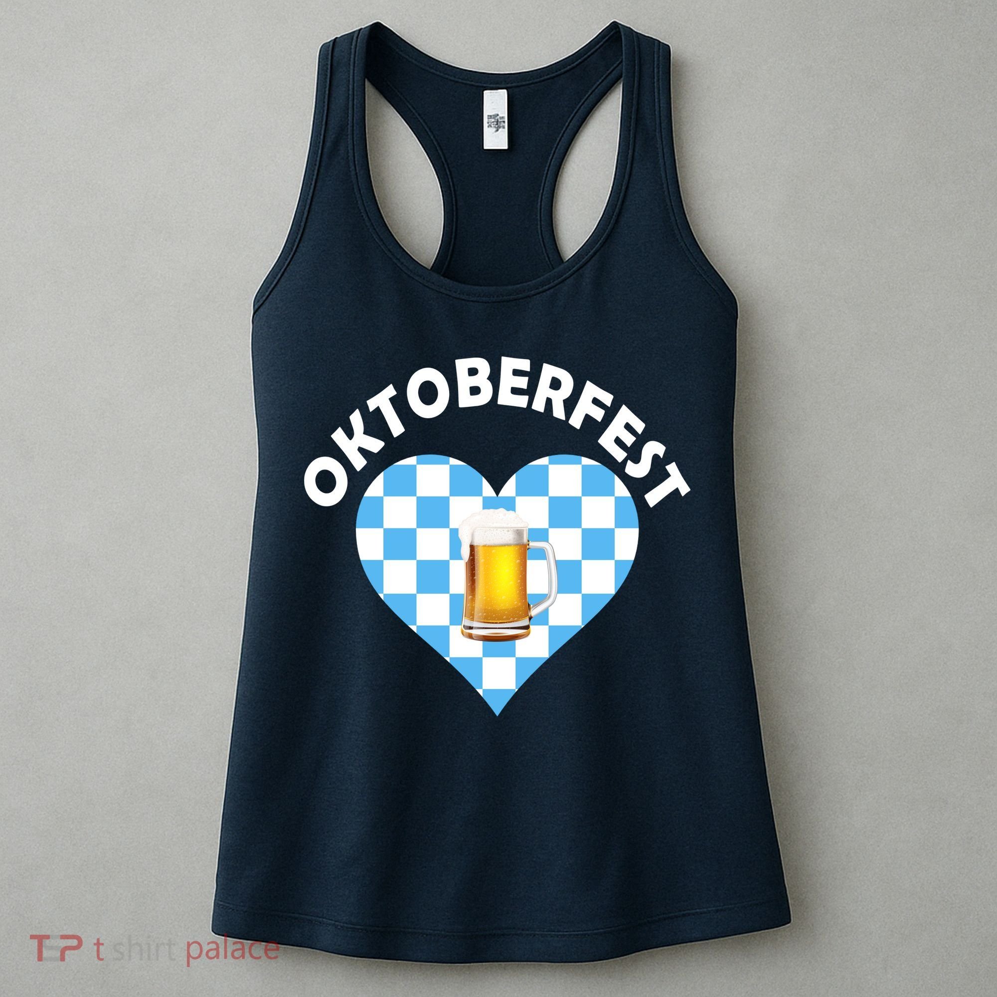 Oktoberfest Beer Heart Women's Tank Top