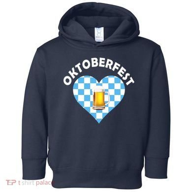 Oktoberfest Beer Heart Toddler Hoodie