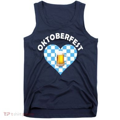 Oktoberfest Beer Heart Tank Top