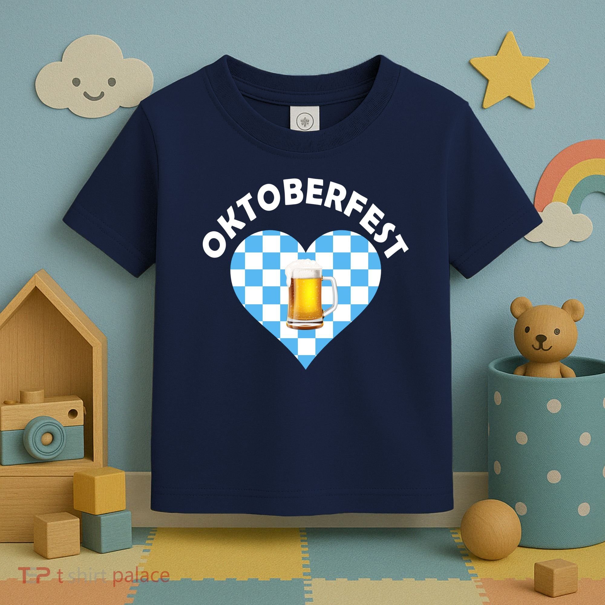 Oktoberfest Beer Heart Toddler T-Shirt