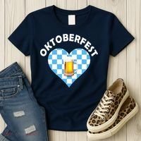 Oktoberfest Beer Heart Women's T-Shirt thumb 3