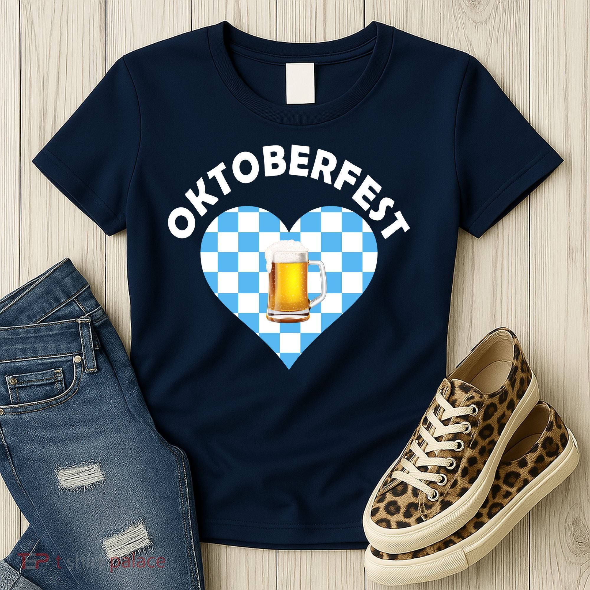 Oktoberfest Beer Heart Women's T-Shirt