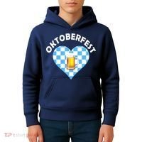 Oktoberfest Beer Heart Kids Hoodie thumb 4