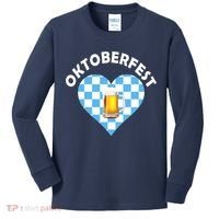 Oktoberfest Beer Heart Kids Long Sleeve Shirt thumb 0