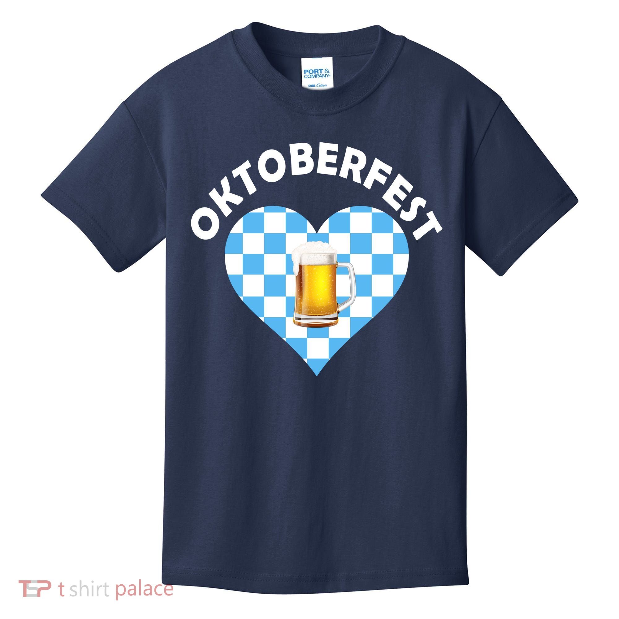 Oktoberfest Beer Heart Kids T-Shirt