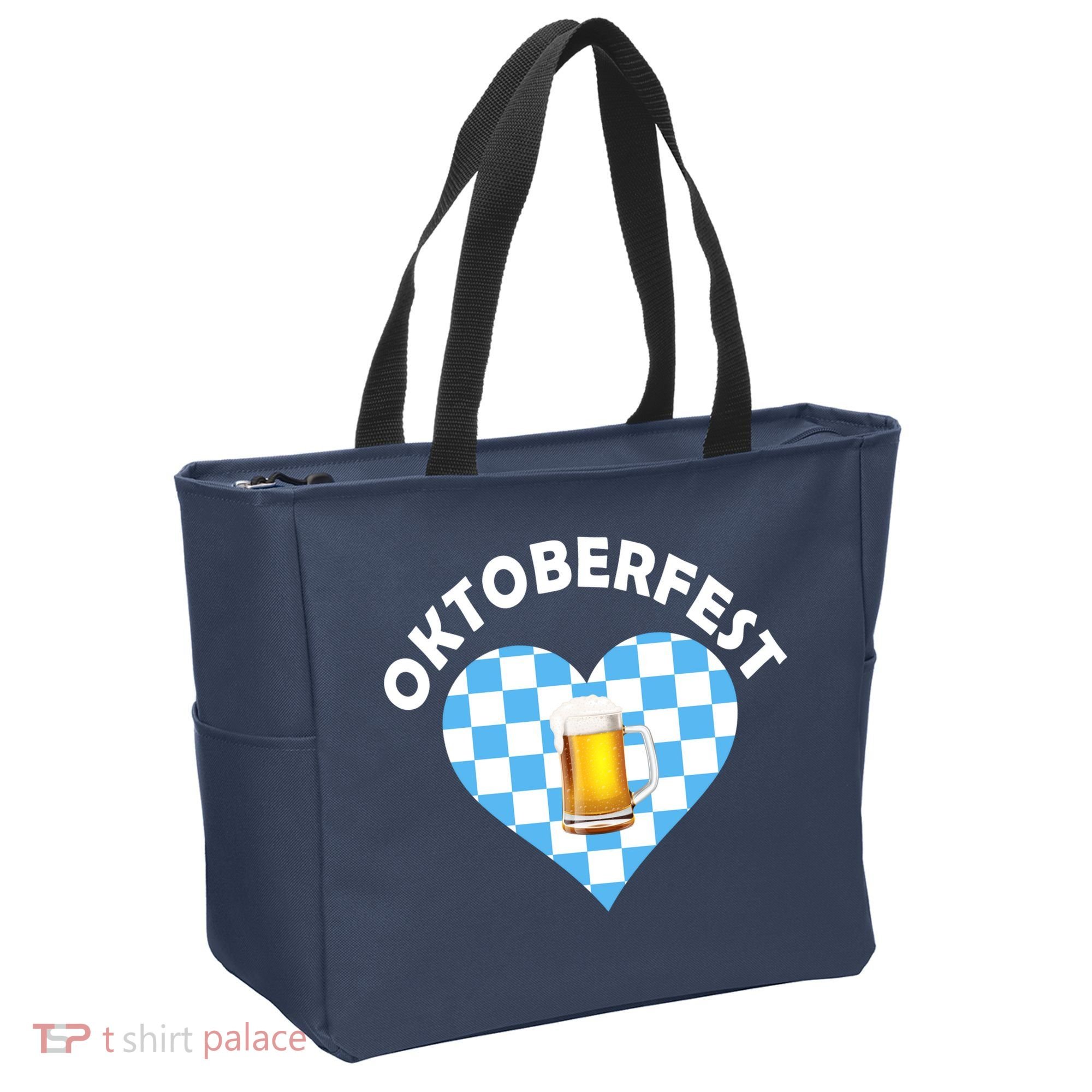 Oktoberfest Beer Heart Tote Bag