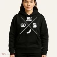 Oktoberfest Bavarian Hat Pretzel Bratwurst Hoodie thumb 5