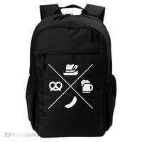 Oktoberfest Bavarian Hat Pretzel Bratwurst Backpack thumb 0
